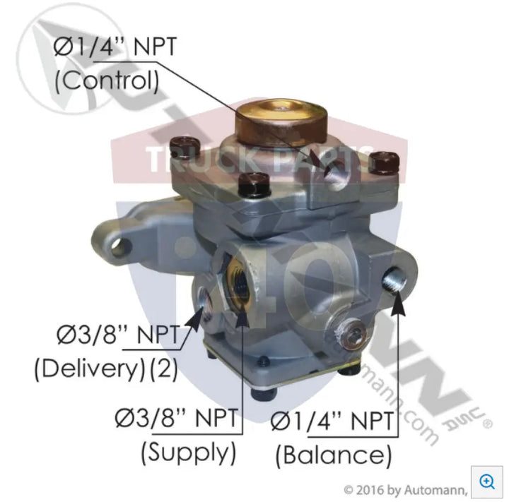 Automann 170.103081 R7 Type Pressure Modulating Valve - Relay Valves