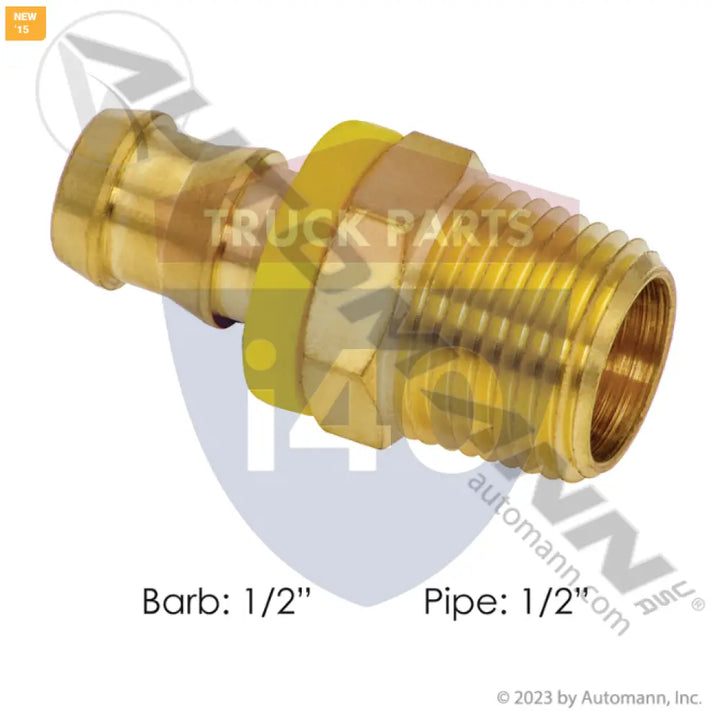 3018288B Push-On Fitting 1/2in Hose 1/2in Pipe For Parker - Male Pipe
