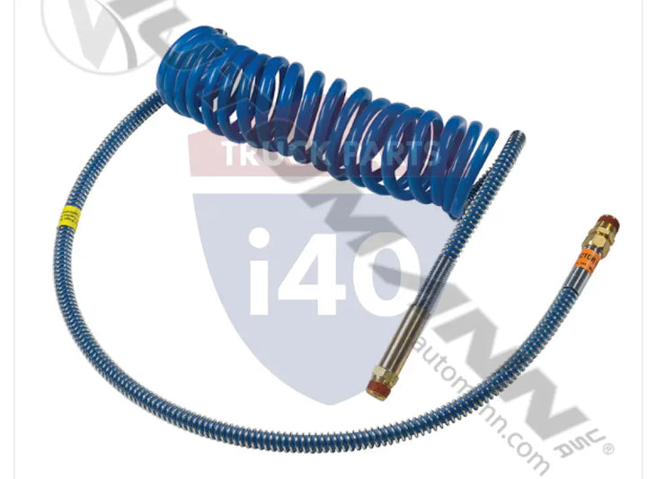 Phillips PHI11-3390 Single Air Coil 15ft Blu POWER GRIP 40in - Coiled Air Lines
