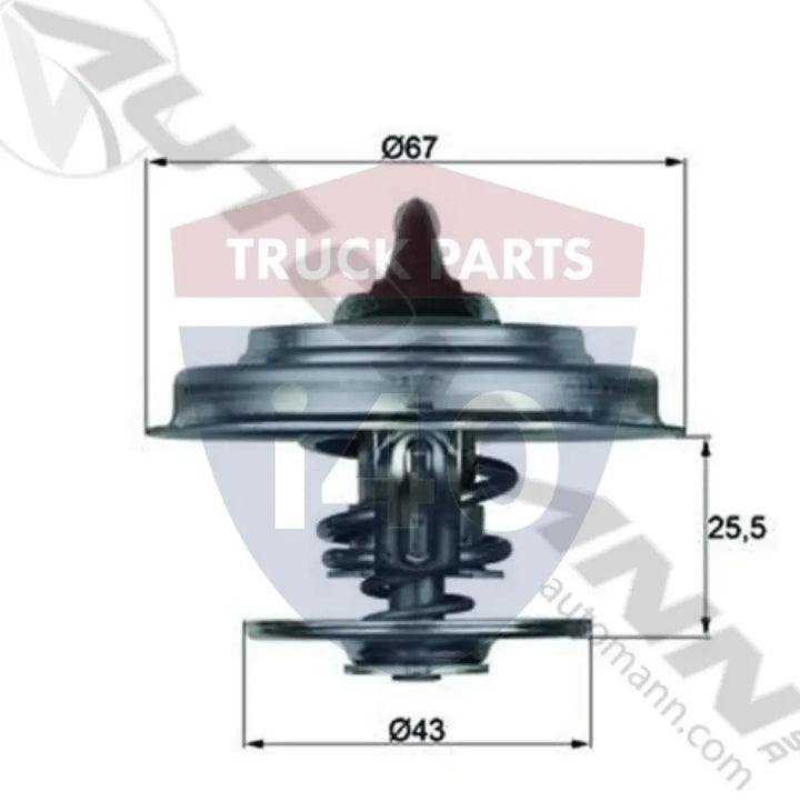 005 203 26 75 Thermostat Insert For Mercedes Benz - Thermostats