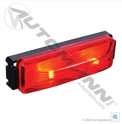 Automann 571.LD19R12MV-KB1 Marker Light Kit LED 1 4in Red 10-30V