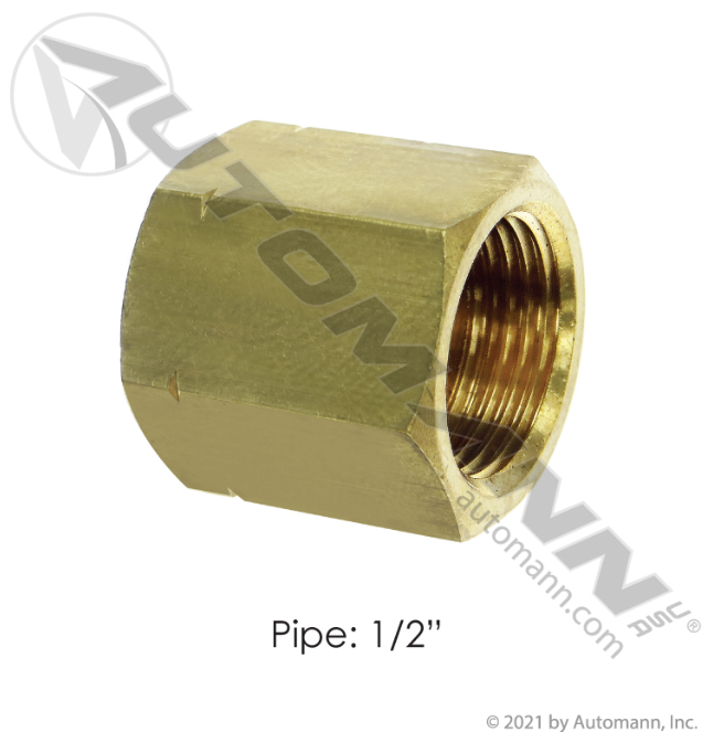 006208 Coupler 1/2in Inverted Flare For Velvac