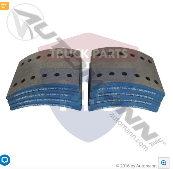 Automann 140.4704.50 Brake Lining - 20K Lb GAWR