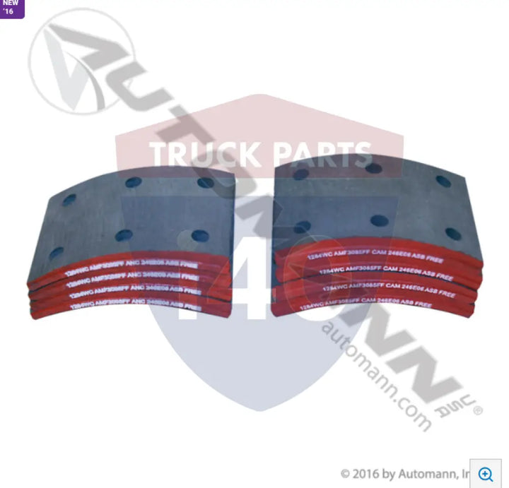 Automann 140.1284WC.30 Brake Lining - 23K Lb GAWR