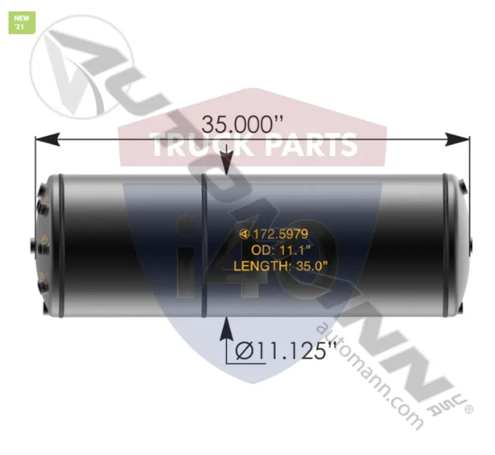 3832979C1 Air Tank For IHC - International