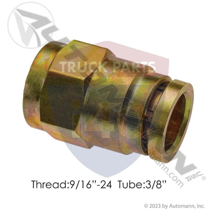 Automann 177.13B686 Brass PLC Retrofit Connector 3/8in - Retrofit Connectors