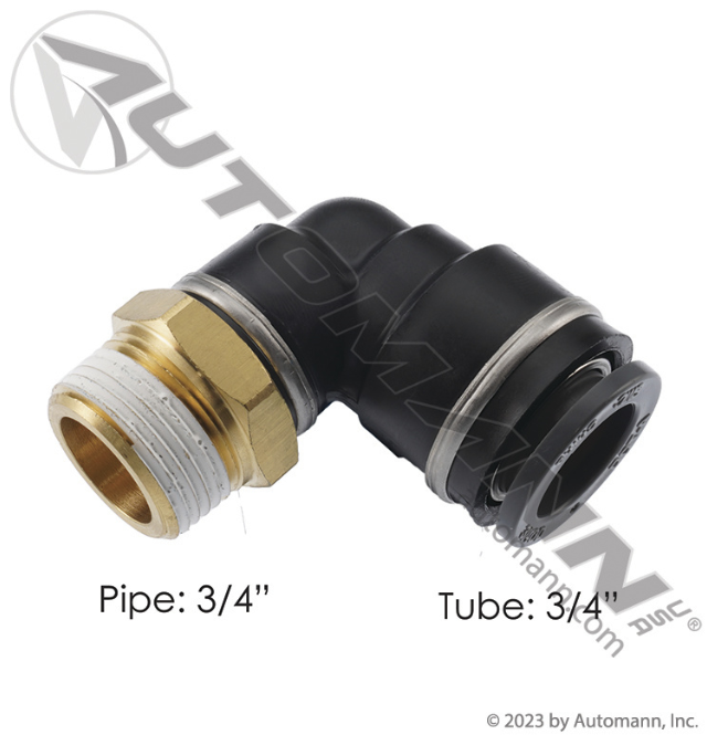 016277 PLC Swivel Male Elbow 3/4in 3/4in For Velvac