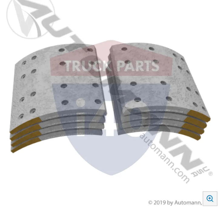 Automann 140.4718.231 Brake Lining 23K RP628C RSD - 23K Lb GAWR