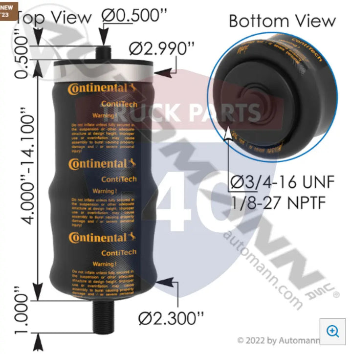 SC29-W074 Continental Air Spring Cabin For Contitech - Continental Air Spring Cabin