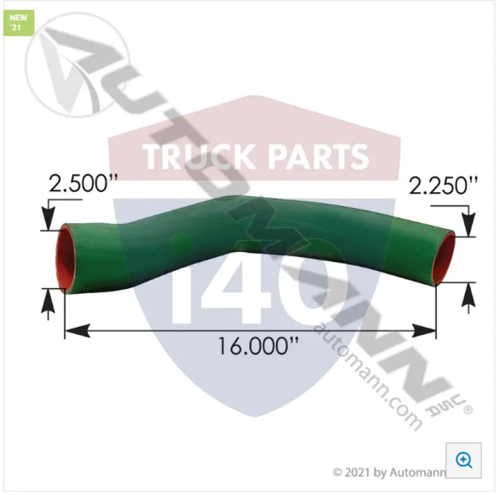 VOW1075 Hose Radiator For Flexfab - Volvo