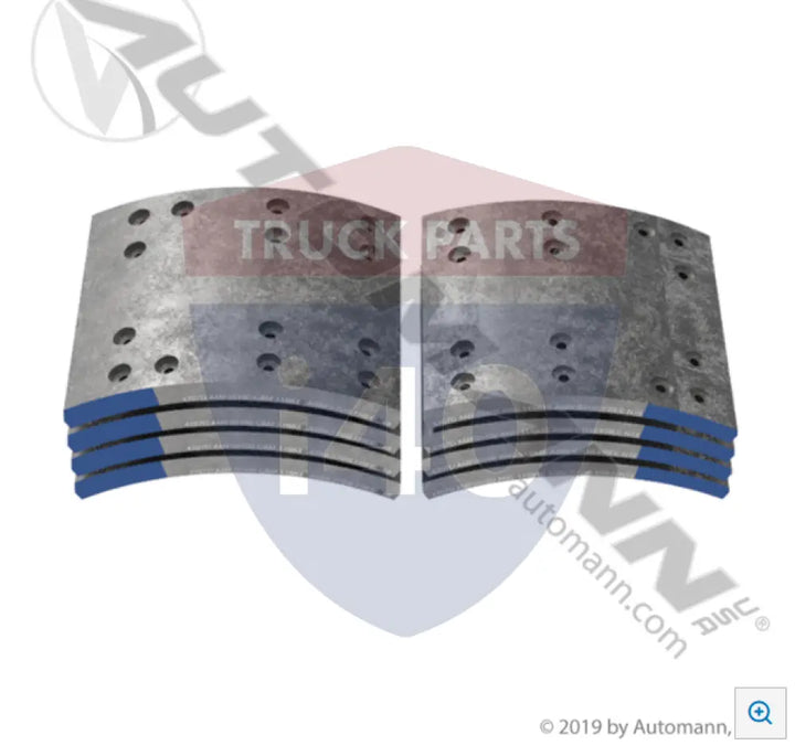 Automann 140.4707.201 Brake Lining 20K RP628C RSD - 20K Lb GAWR