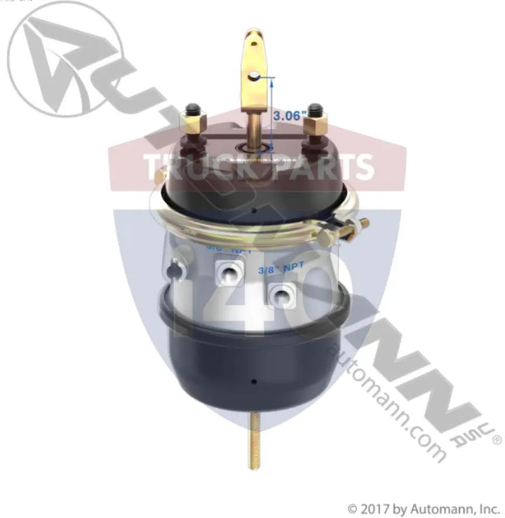 Automann 179.SB3030SLW306 Spring Brake LS Welded Clevis 3.06in - Welded Clevis