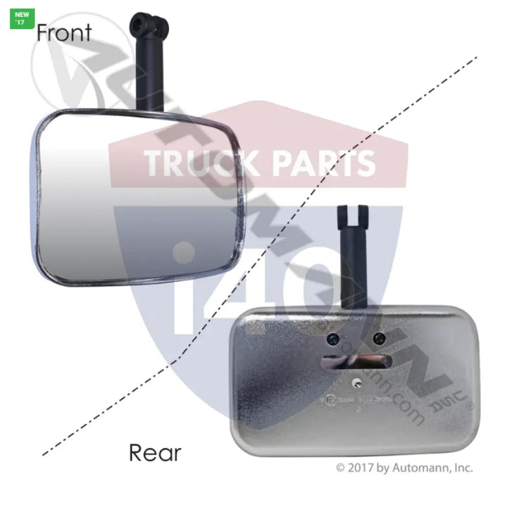 2585911C2 Over-the-Door Mirror Chrome For International - Over-the-Door Mirror Chrome International