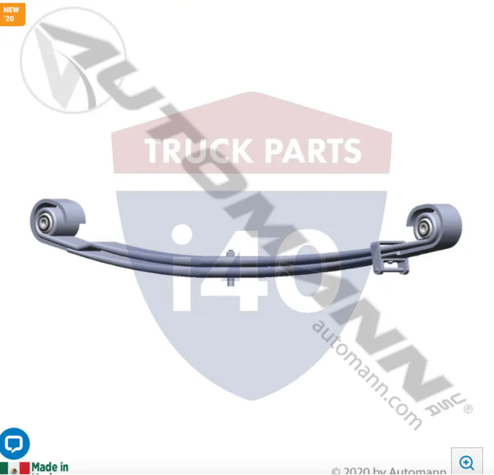 Automann 46-9000 2 Leaf Parabolic Spring A16-20976-000 - 2 Leaf Parabolic Spring A16-20976-000