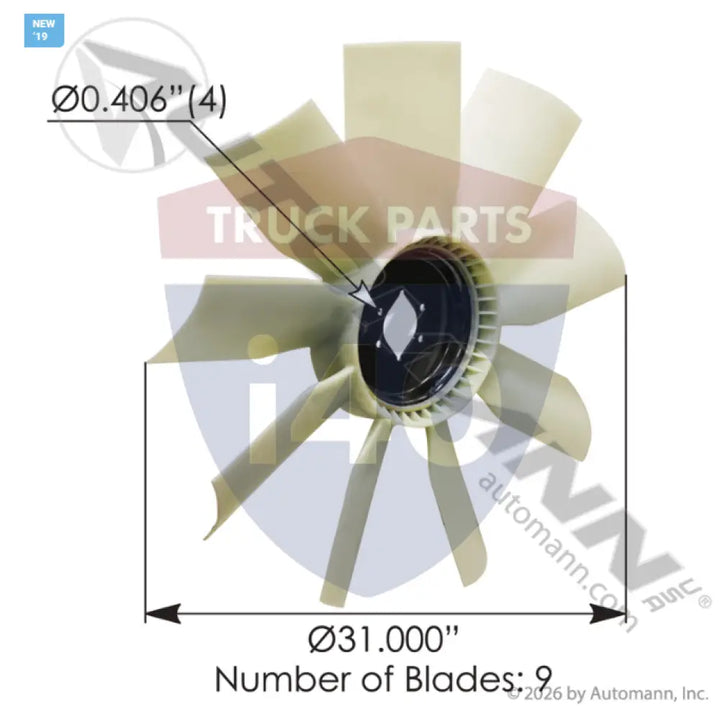 47354139312 Fan Blade For Borg Warner - Fan Blades