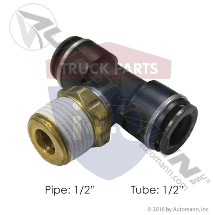 Automann 177.11728D PLC Swivel Male Branch Tee 1/2 1/2in - Male Branch Tees-Composite