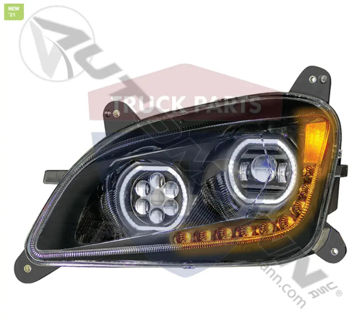 Automann 564.75048DBY Headlamp LED LH Peterbilt - Headlamp LED LH Peterbilt