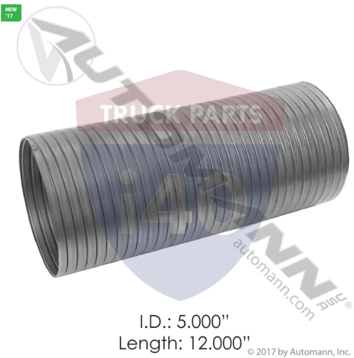 Automann 562.U7350-12G Flex Tubing 5in 12in Galvanized - Flex Tubing 5in X 12in Galvanized