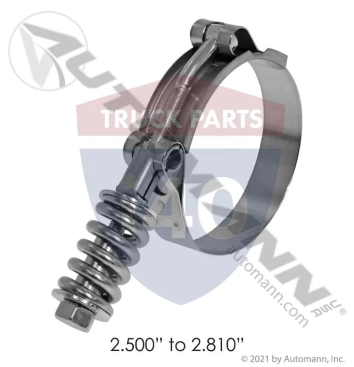 Breeze 561.230250-B HD T-Bolt Clamp 2.50in to 2.81in - Spring Loaded T-Bolt Clamps - Heavy Duty