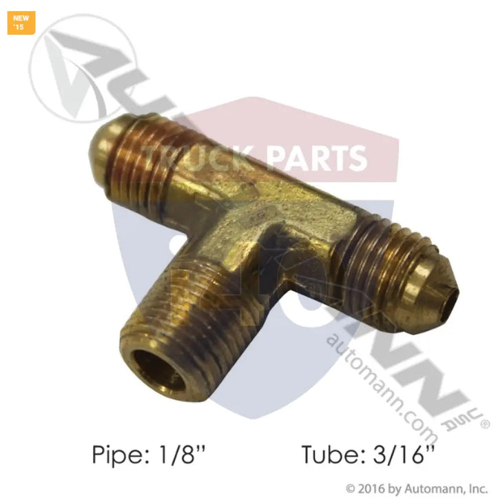 S14532 Male Branch Tee 3/16in SAE 1/8in Pipe For Sloan - Tees