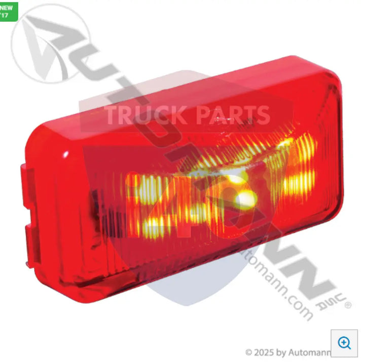 Automann 571.LD15R8MV Marker Light LED 1X2-1/2in Red 10-30V - Marker Light LED 1X2-1/2in Red 10-30V