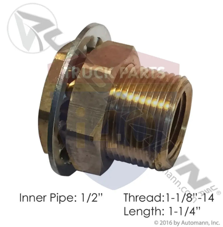 Automann 177.4028 Bulkhead Coupling 1/2in - Bulkhead Couplings