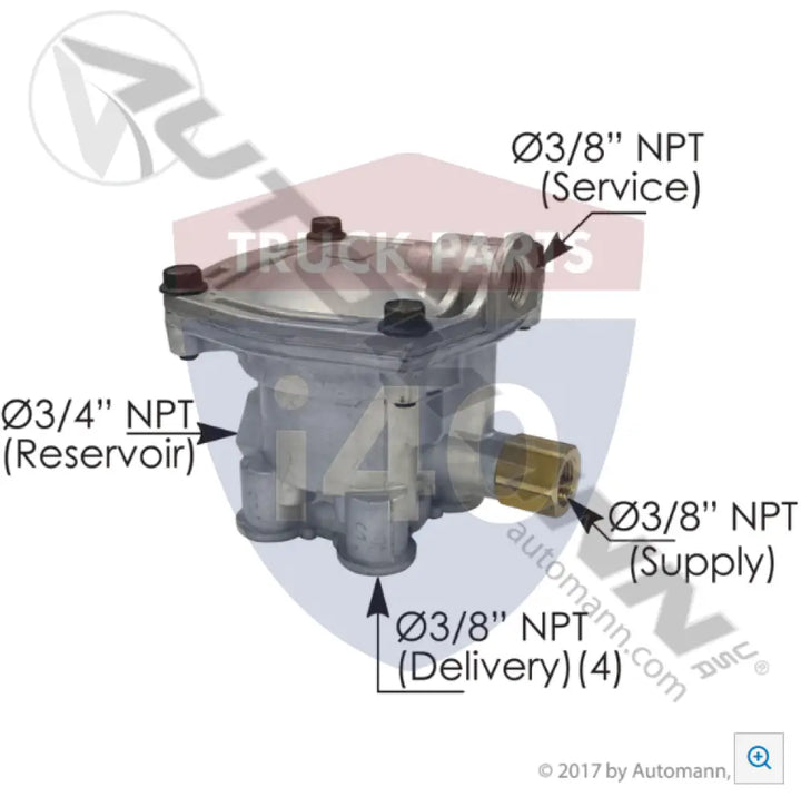 Automann 170.110450 Sealco Type Service Relay Valve - Relay Valves