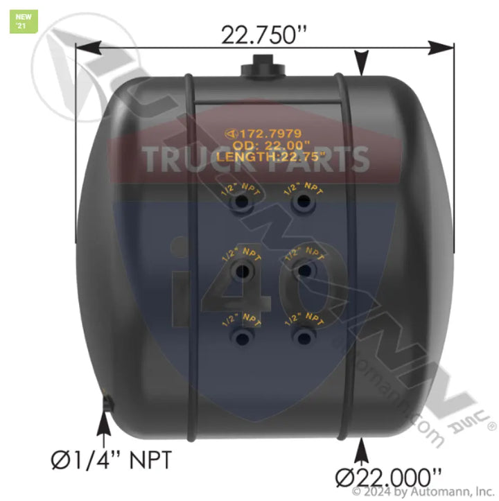 25177979 Air Tank For Mack - Mack