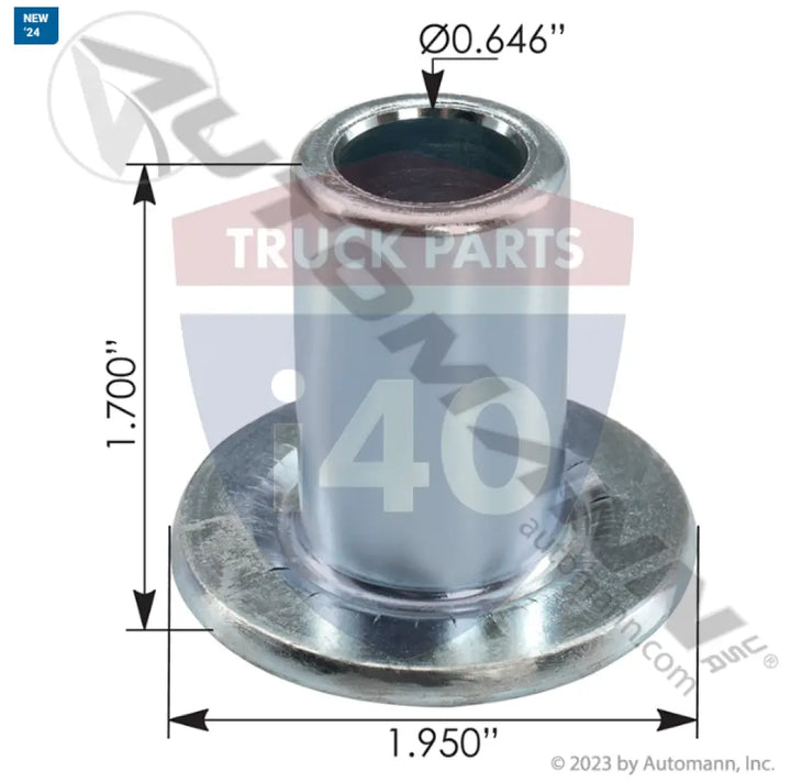 Automann M59017 Hood Pivot Bushing Kenworth - Hood Pivot Bushing Kenworth