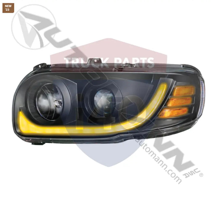 Automann 564.75097DB Headlamp LH Projector Peterbilt 389 - Headlamp LH Projector Peterbilt 389