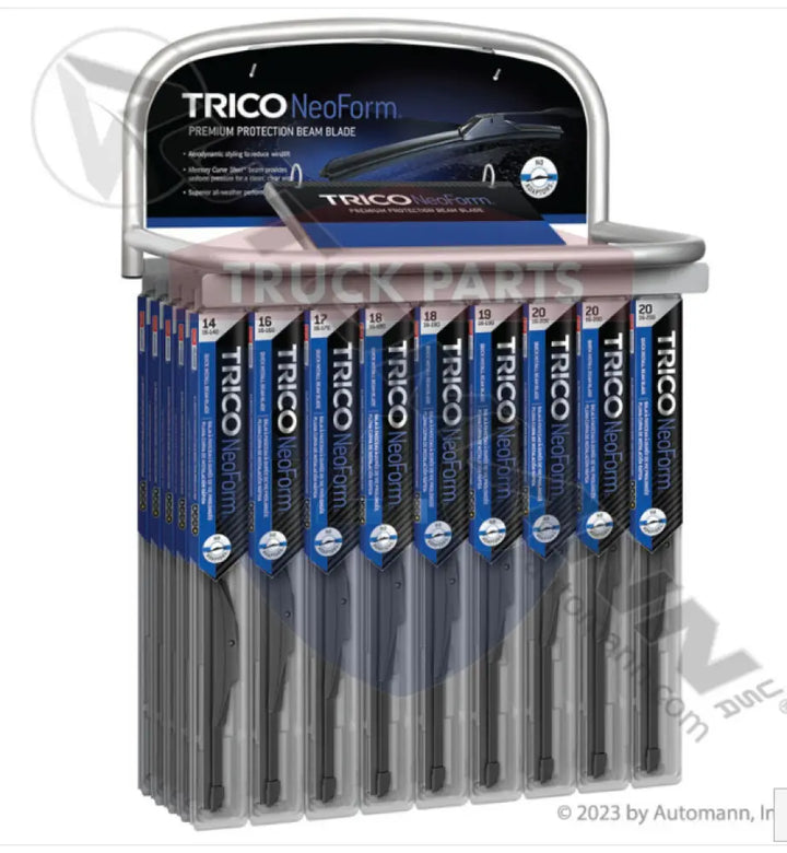 Trico TRI99-329 NeoForm Upper Wall Unit 9 Hooks Empty - Automann Brand Partner Displays