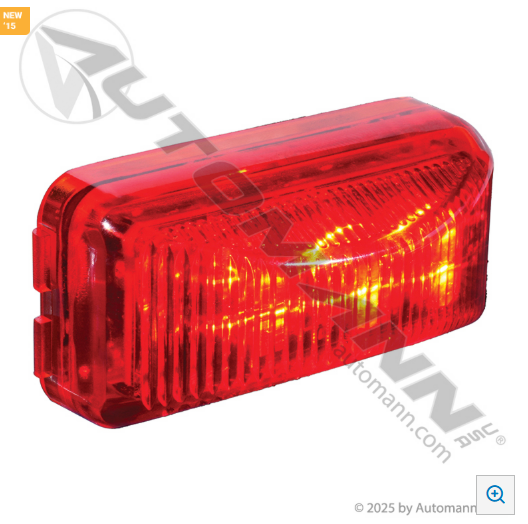 G1502 Marker Light LED 1in 2-1/2in Red For Grote