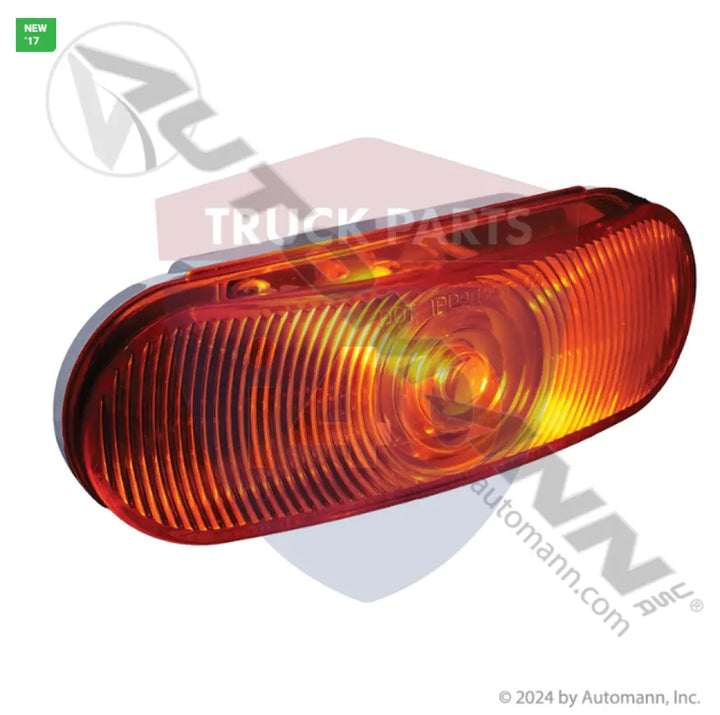 Automann 571.LG603A F/P/T Light 6in Oval Amber Male 3 Pin - F/P/T Light 6in Oval Amber Male 3 Pin