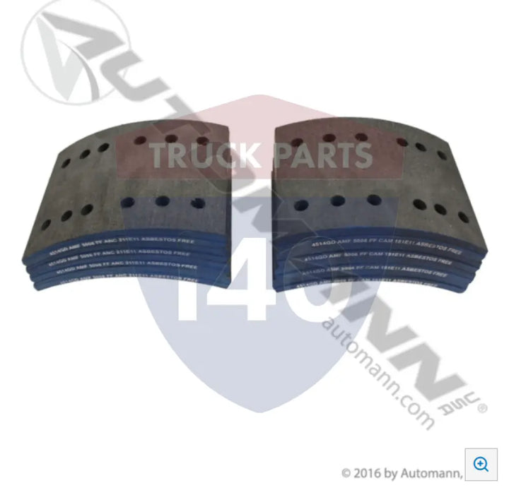 Automann 140.4514G.50 Brake Lining - 20K Lb GAWR