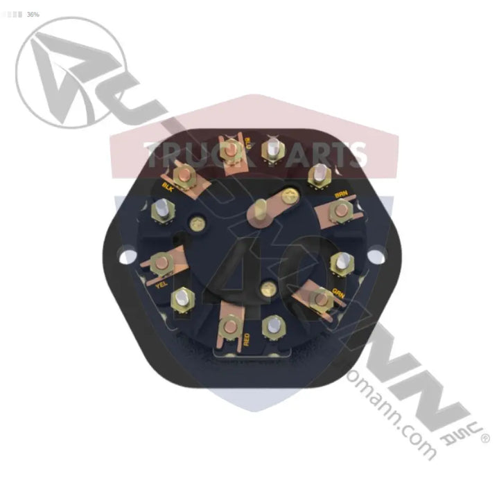 Automann 179.1015 HD Socket 7 Way With 15 AMP Breaker - 7-Way Sockets with Rear Studs