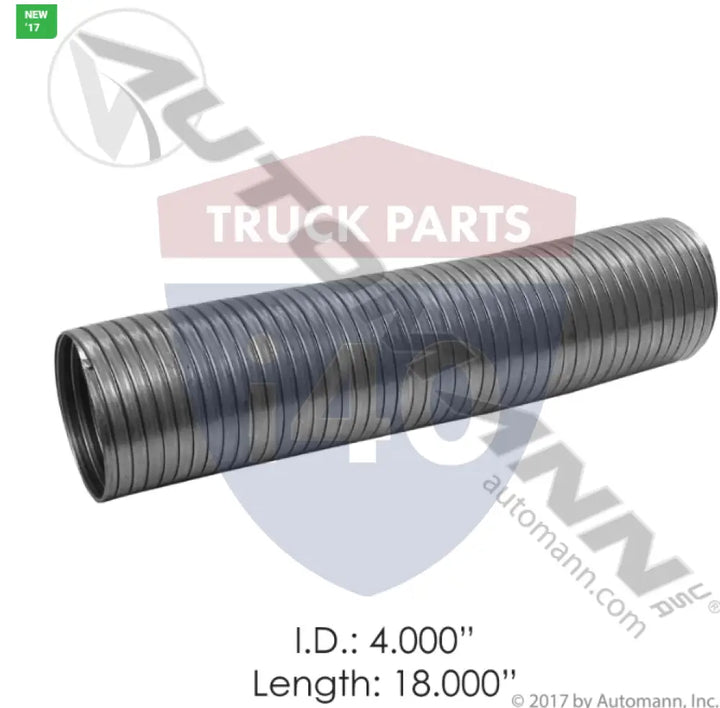 Automann 562.U7340-18G Flex Tubing 4in 18in Galvanized - Flex Tubing 4in X 18in Galvanized