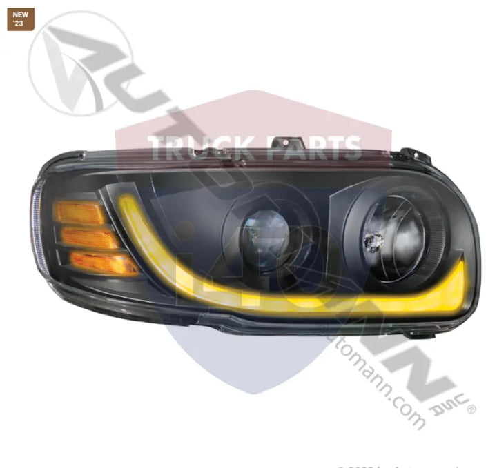 Automann 564.75096DB Headlamp Projector RH Peterbilt 389 - Headlamp Projector RH Peterbilt 389