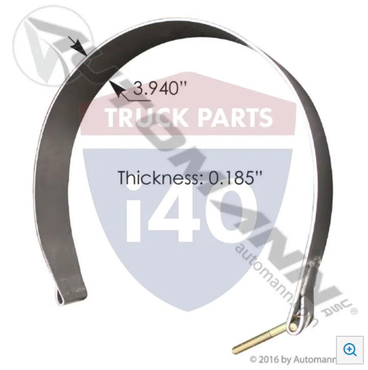 11-03596 Fuel Tank Strap For Peterbilt - Fuel Tank Strap Peterbilt
