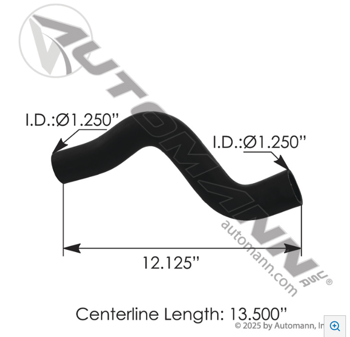 04546723 Molded Radiator Hose For Chrysler