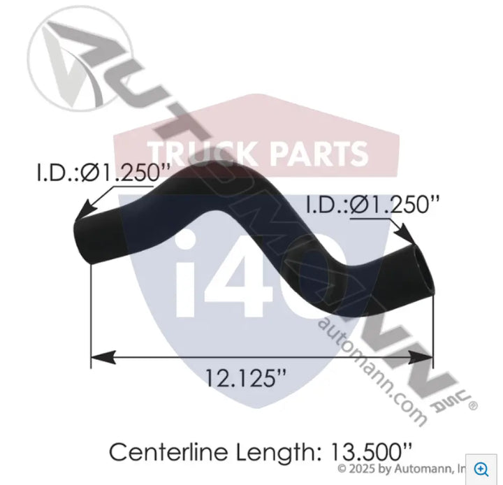 Continental 817.62120 Molded Radiator Hose - Chrysler