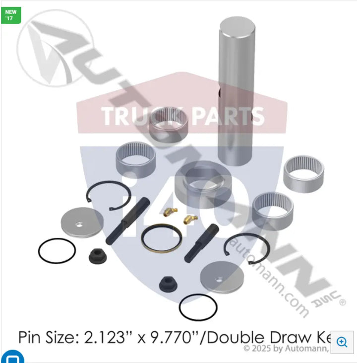 P6073300519KZ King Pin Kit RH For Freightliner - King Pin Kit RH