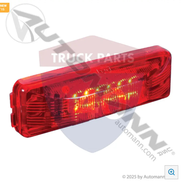 Automann 571.LD19R12 Marker Light LED 1in 4in Red - Marker Light LED 1in X 4in Red