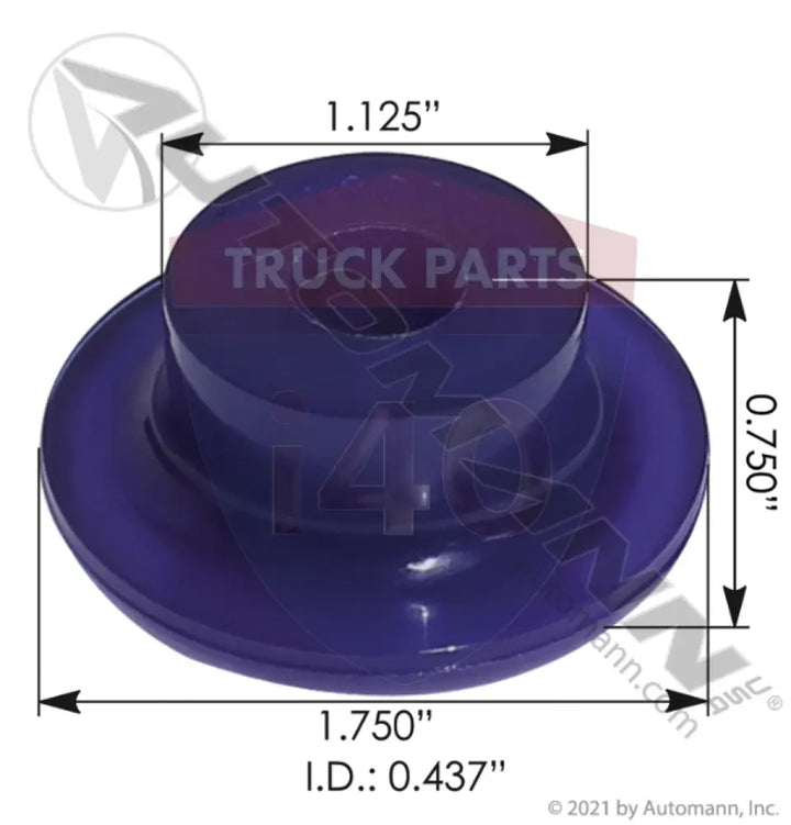 Automann M136001UB Exhaust Bushing Poly Peterbilt - Exhaust Bushing Poly Peterbilt