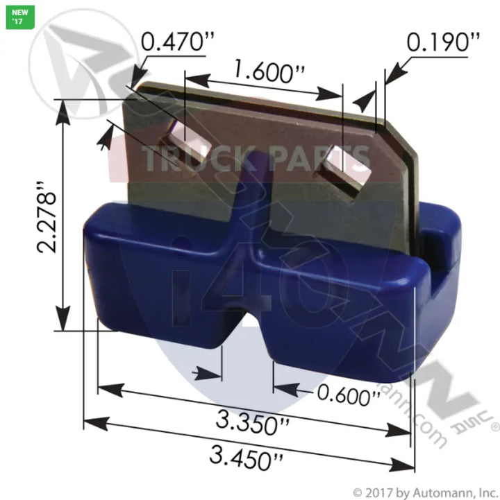 Automann HLK2005UB Hood Support Bushing Poly Freightliner - Hood Support Bushing Poly Freightliner