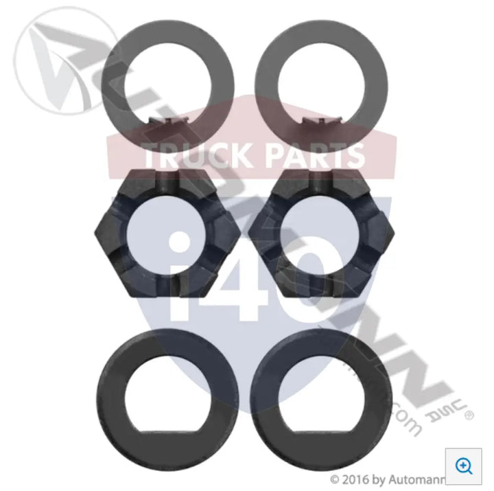Automann 209.2506K Spindle Nut Kit - Trailer Axle