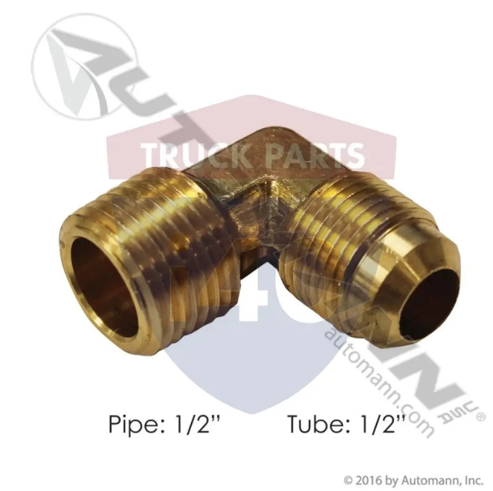 49X8X8 Male Elbow 1/2in SAE 1/2in Pipe For Eaton - Male 90° Elbows