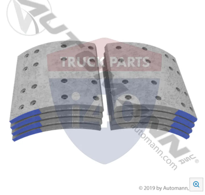 Automann 140.4718.201 Brake Lining 20K RP628C RSD - 20K Lb GAWR