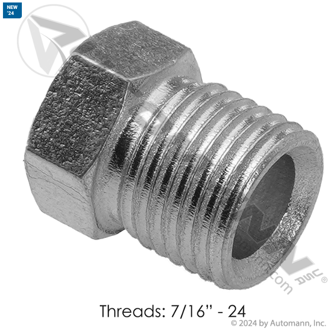 006304 Nut 1/4in Inverted Flare Steel For Velvac