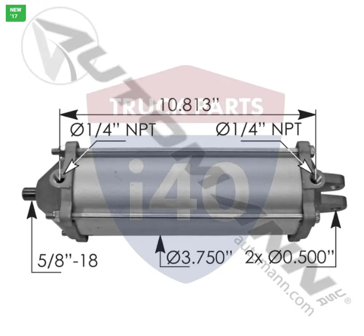 Automann 177.AC358KT Tailgate Air Cylinder Kit - Air Cylinders