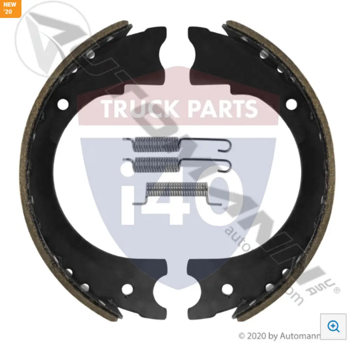 583503C91 Emergency Brake Shoe Set 9inX3in For IHC - Emergency Brake Shoe Kits